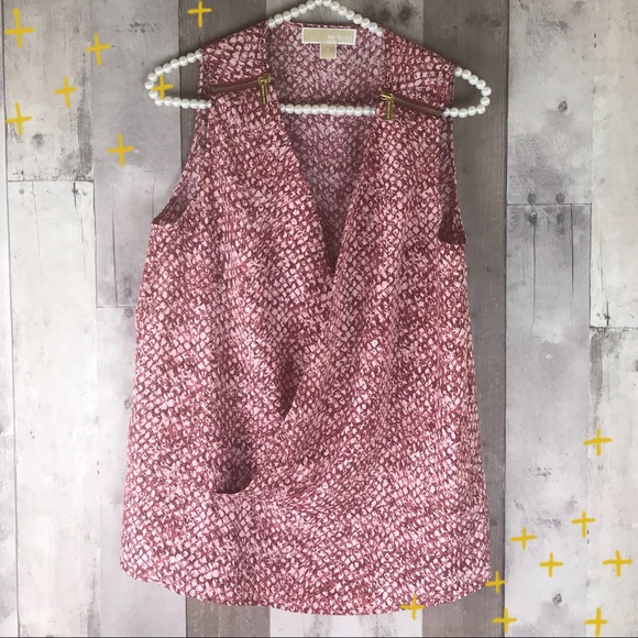 EUC Michael Kors red top size small - Picture 1 of 7